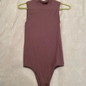 High neck body suit
